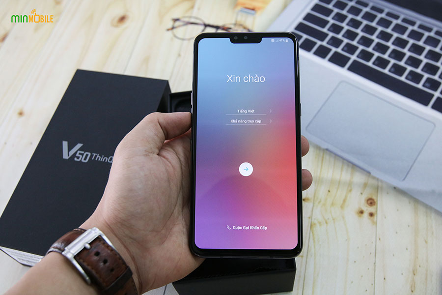 thiết kế của lg v50 thinq bản hàn